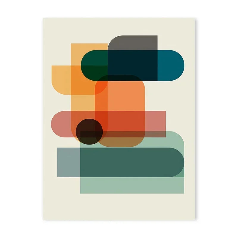 Colour Pop Abstract Print Set — Modern Wall Art