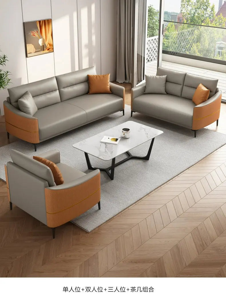 Modern Two-Seat Office Sofa