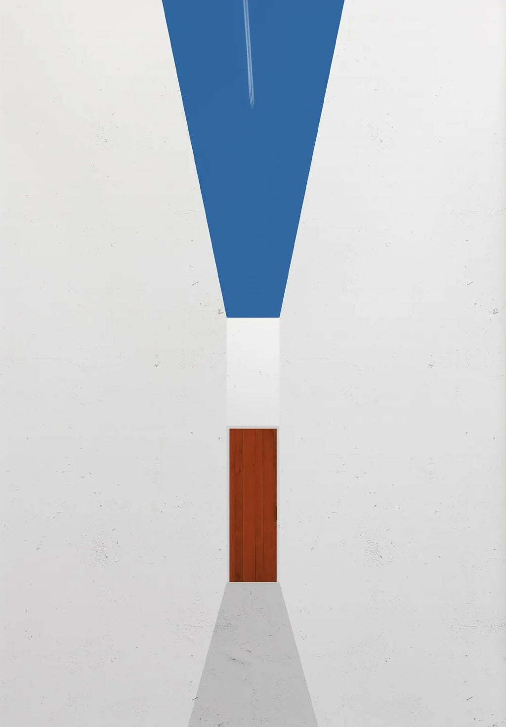 The Mediterranean — Minimalist Architecture Canvas
