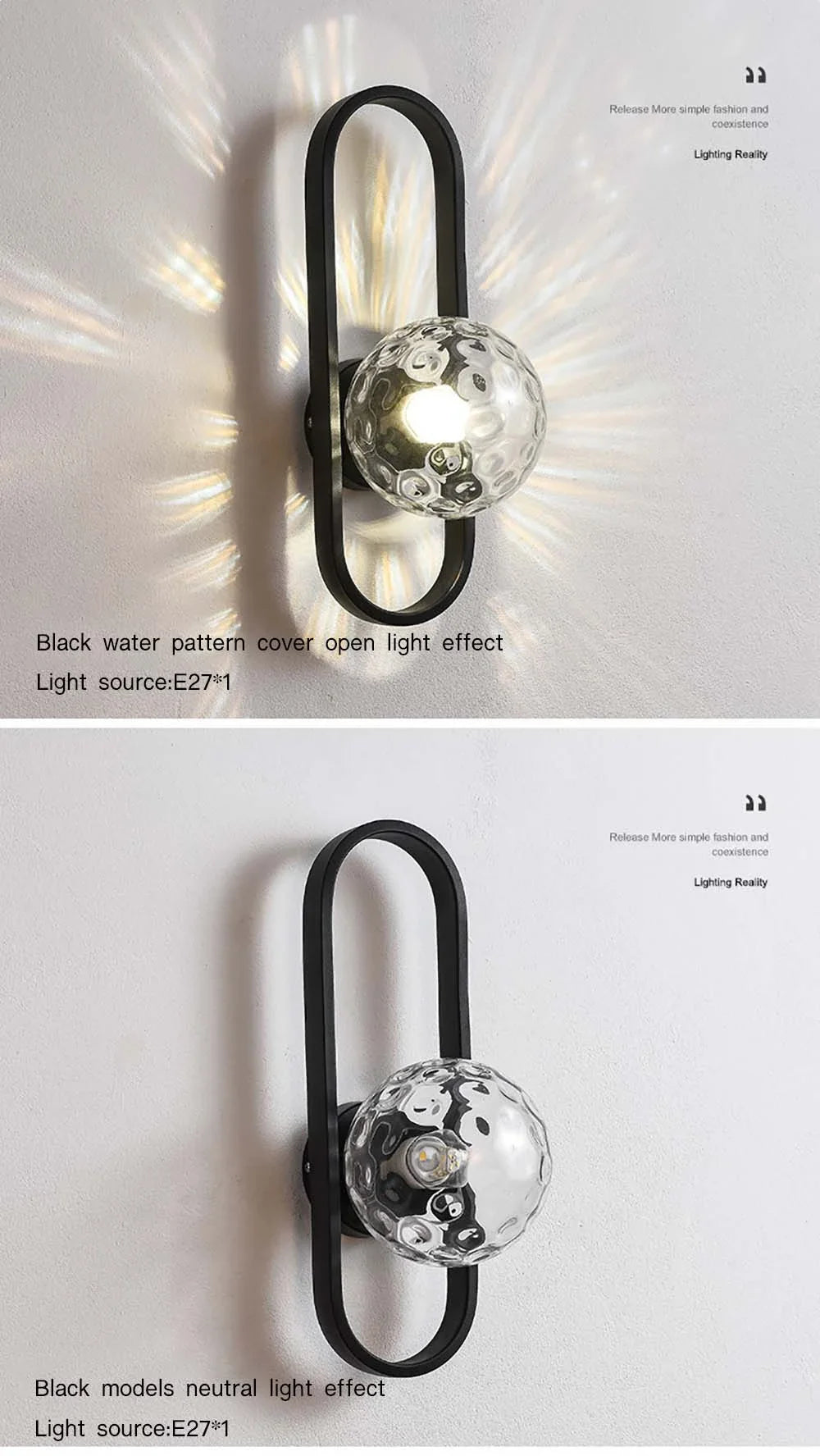Luxury LED Wall Sconce – Modern Up & Down Decorative Wall Light