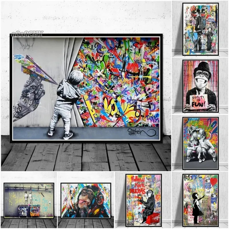 Urban Jungle — Pop Art Canvas Print