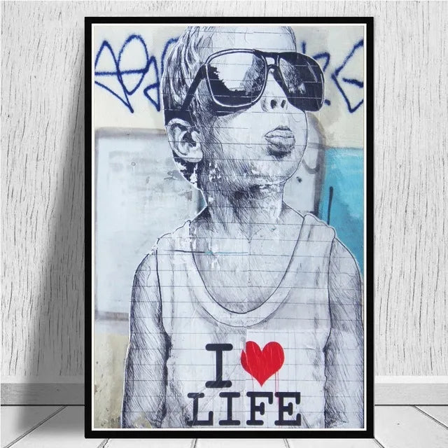 Urban Jungle — Pop Art Canvas Print