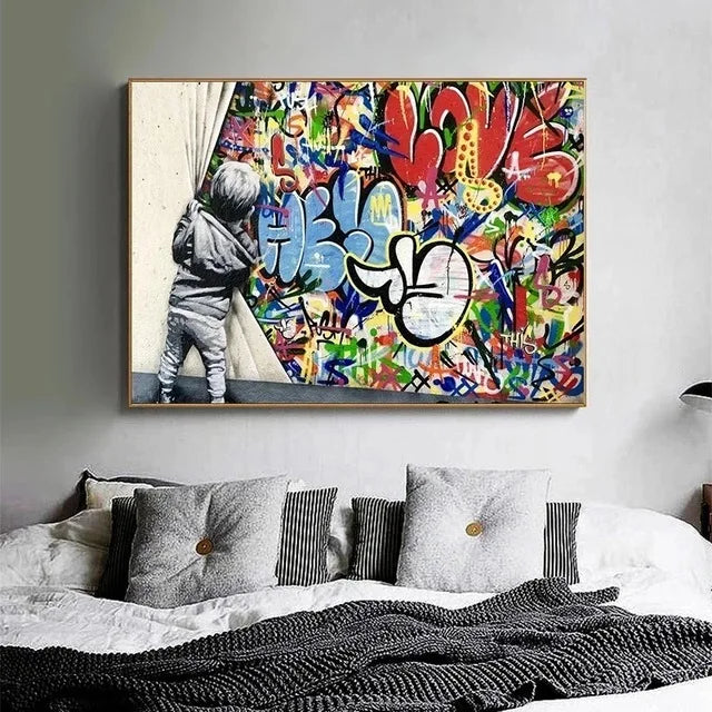 Urban Jungle — Pop Art Canvas Print