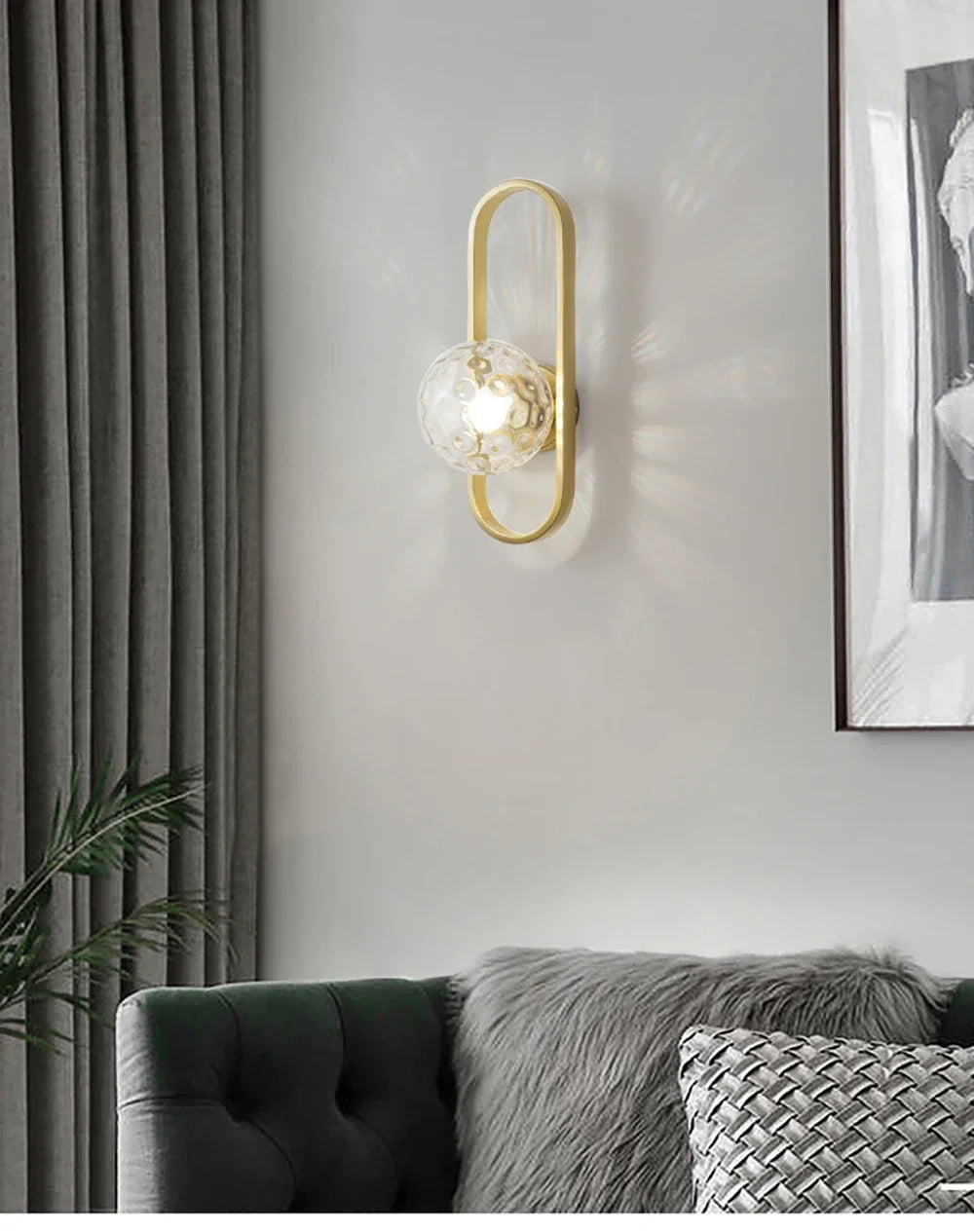 Luxury LED Wall Sconce – Modern Up & Down Decorative Wall Light