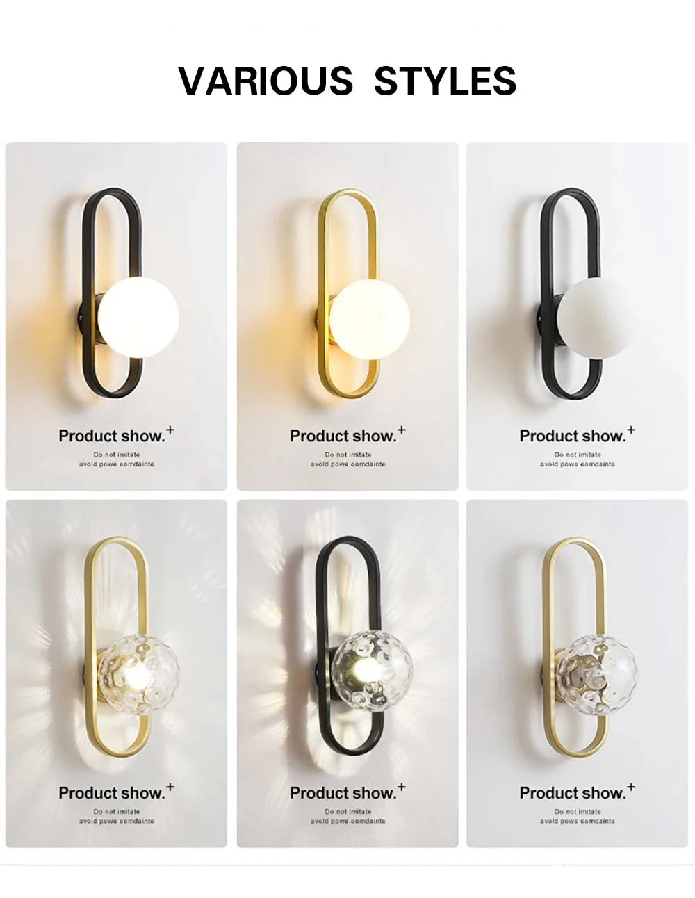Luxury LED Wall Sconce – Modern Up & Down Decorative Wall Light
