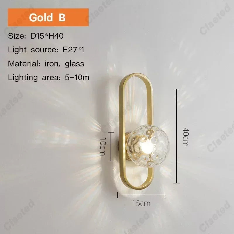 Luxury LED Wall Sconce – Modern Up & Down Decorative Wall Light