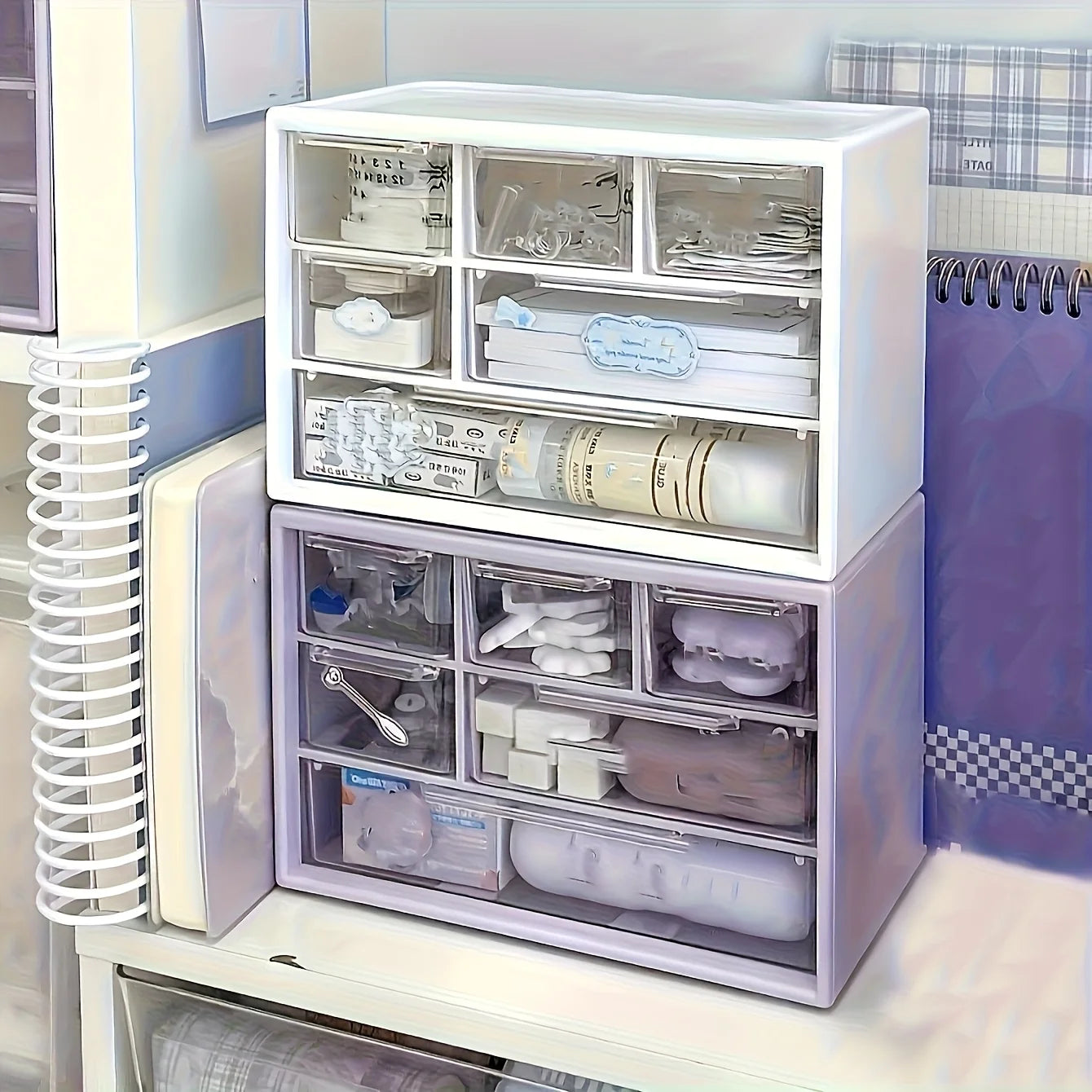 Compact Plastic Storage Cabinet