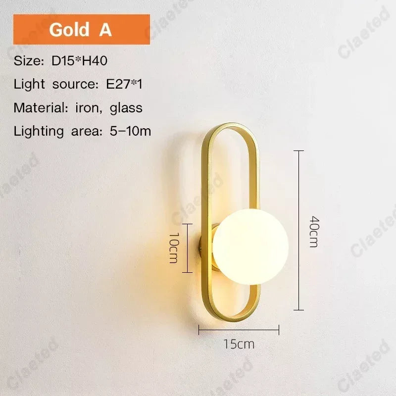 Luxury LED Wall Sconce – Modern Up & Down Decorative Wall Light