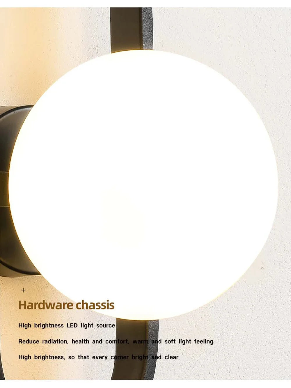 Luxury LED Wall Sconce – Modern Up & Down Decorative Wall Light