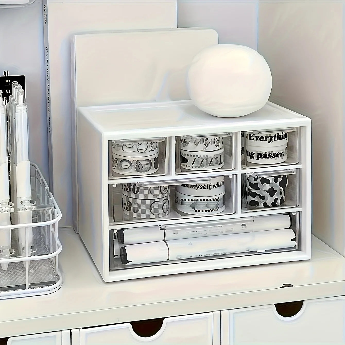 Compact Plastic Storage Cabinet