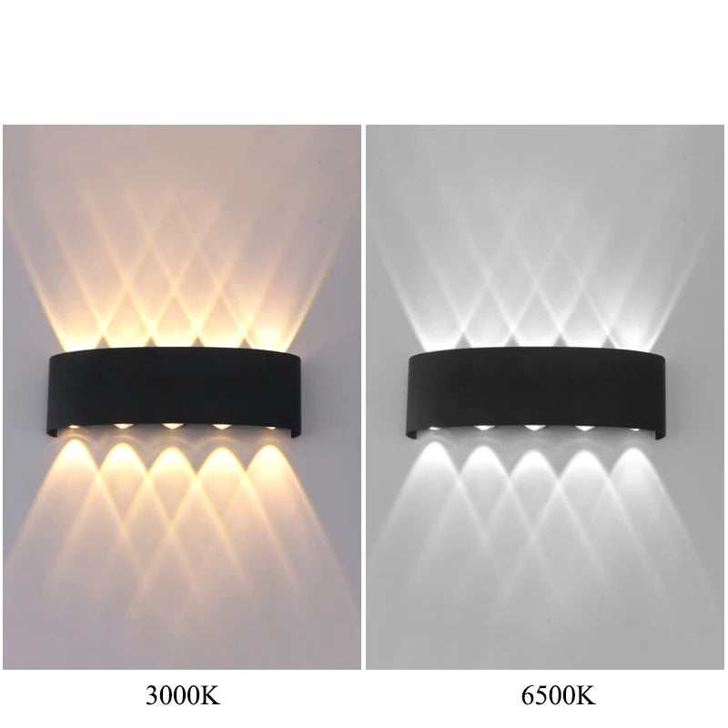 Up & Down LED Wall Light – Modern Waterproof Wall Lamp