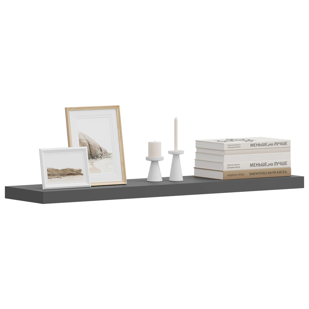 Modern Wall-Mounted Wooden Shelf