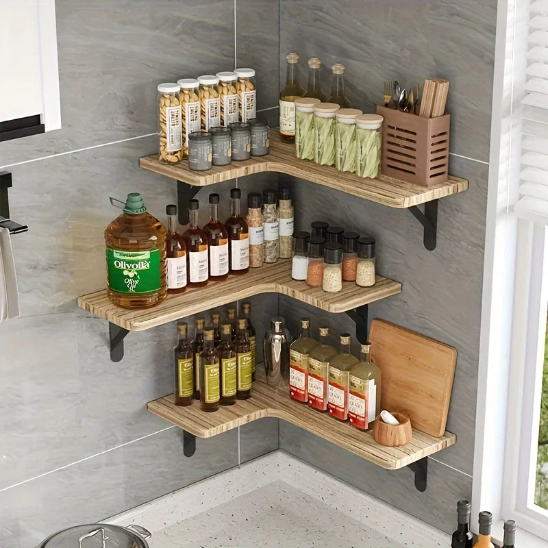 Multi-Purpose Wooden Storage Rack