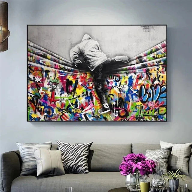 Urban Jungle — Pop Art Canvas Print