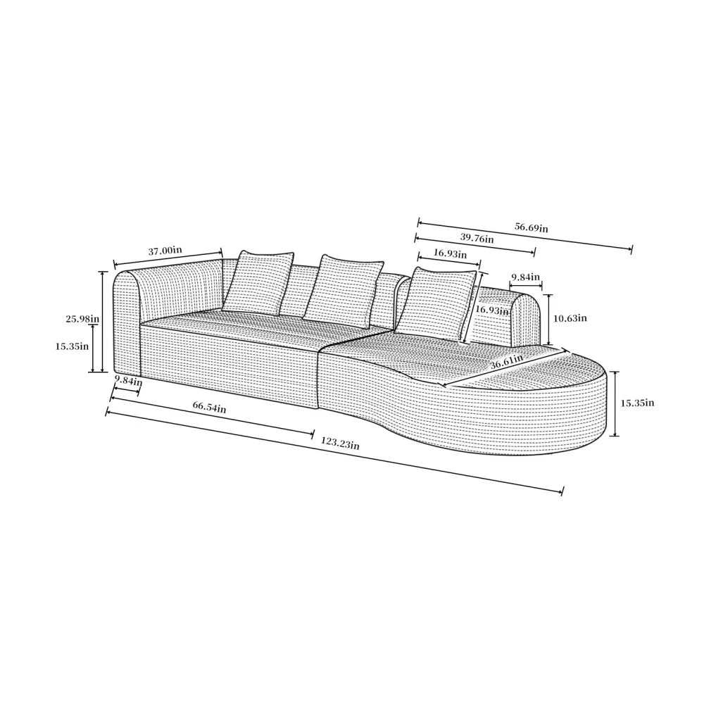 Corner Configuration Sofa