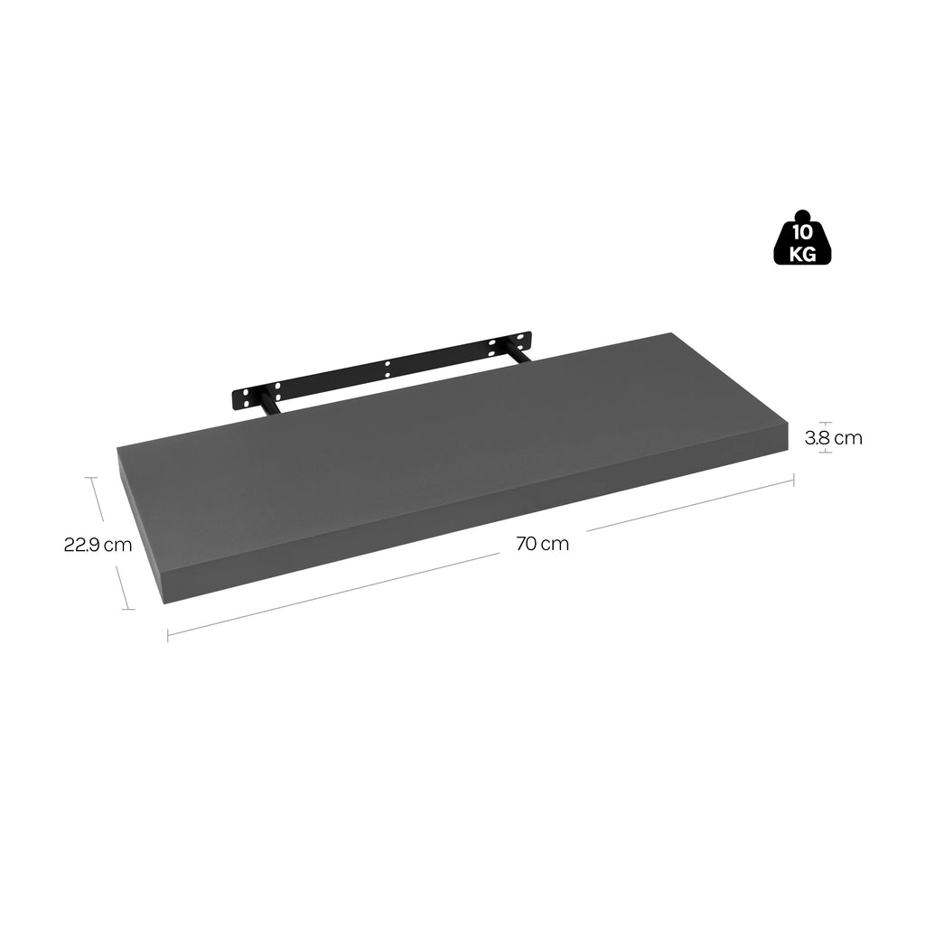 Modern Wall-Mounted Wooden Shelf