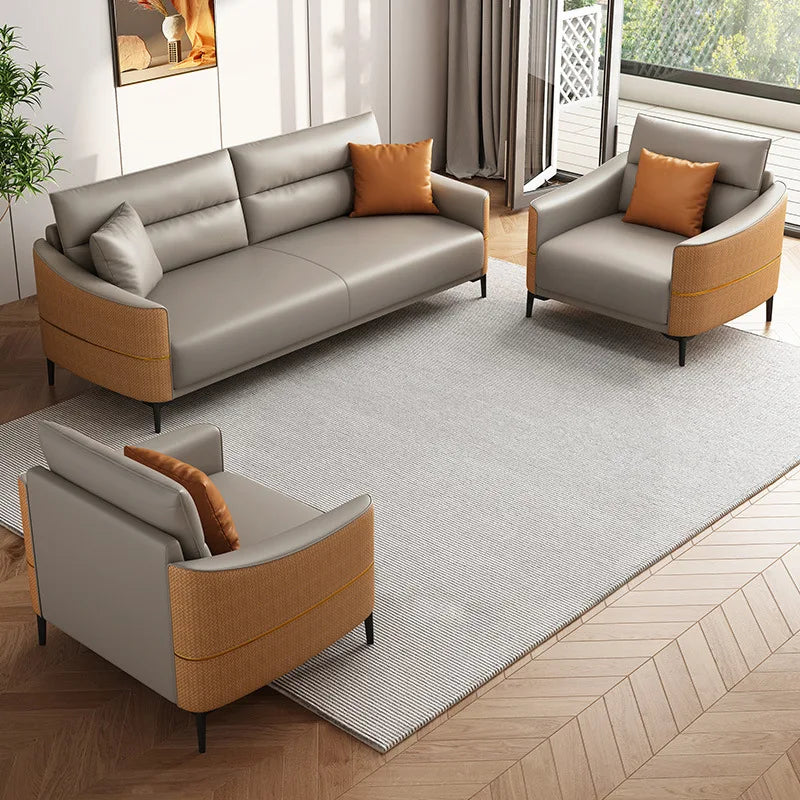 Modern Two-Seat Office Sofa