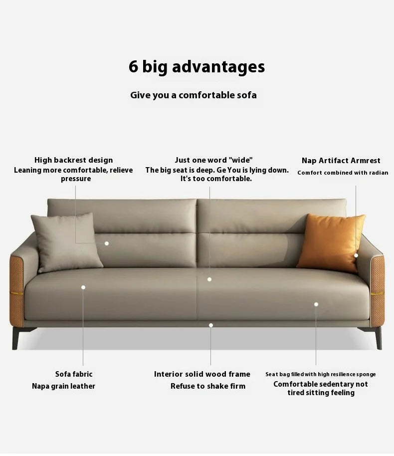 Modern Two-Seat Office Sofa