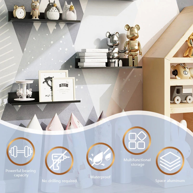 Modern Wall-Mounted Bathroom Shelf