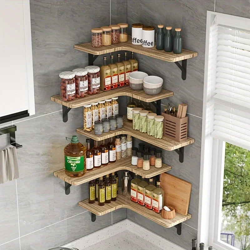 Multi-Purpose Wooden Storage Rack