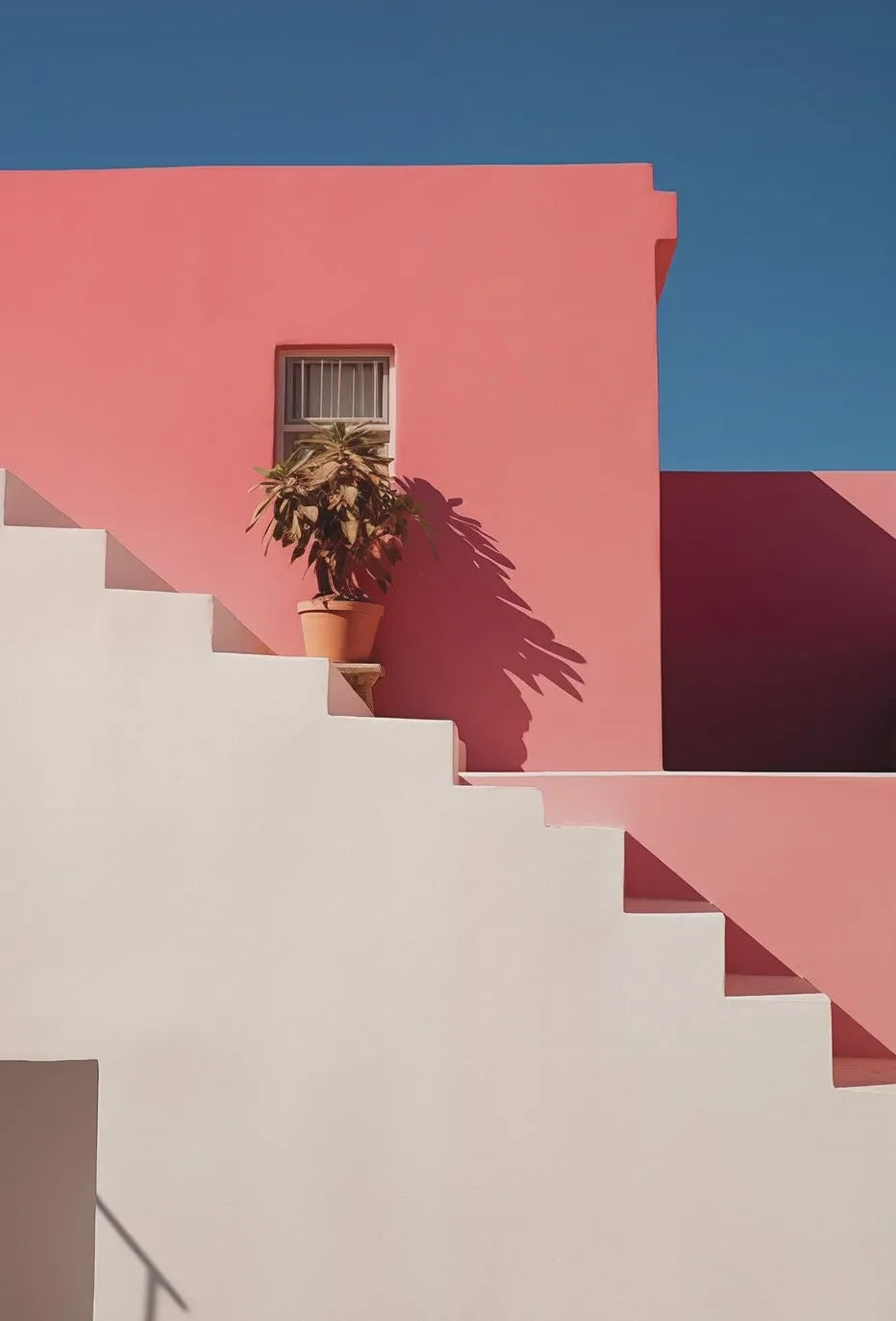 The Mediterranean — Minimalist Architecture Canvas