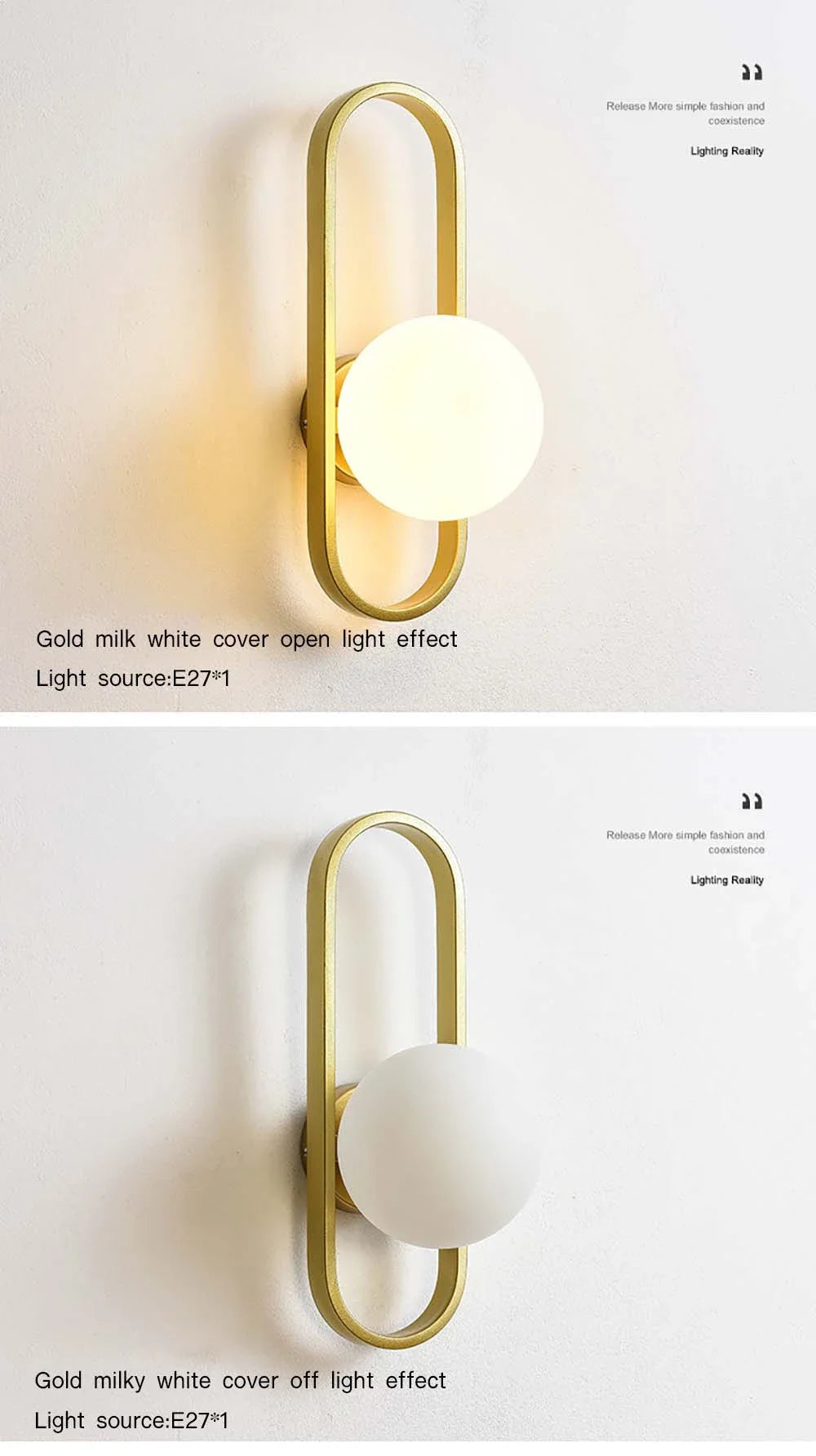 Luxury LED Wall Sconce – Modern Up & Down Decorative Wall Light