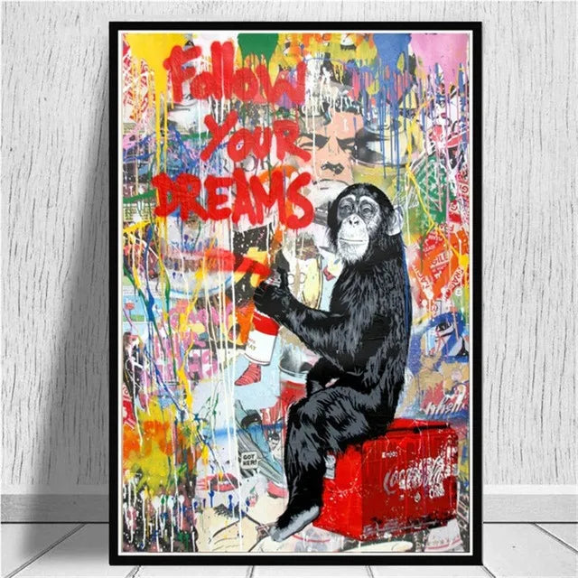 Urban Jungle — Pop Art Canvas Print