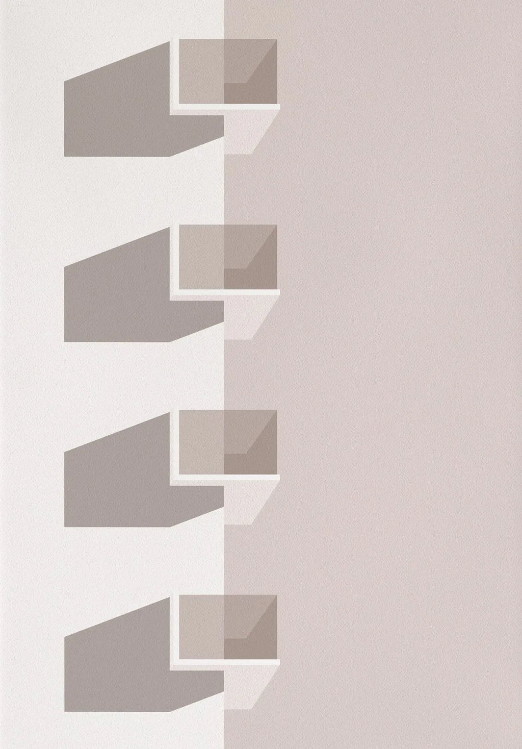 The Mediterranean — Minimalist Architecture Canvas