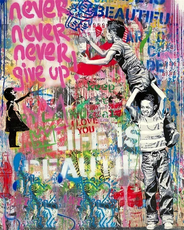 Street Soul — Urban Graffiti Art Print