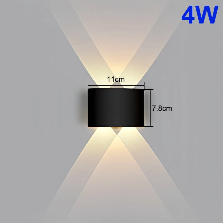 Up & Down LED Wall Light – Modern Waterproof Wall Lamp