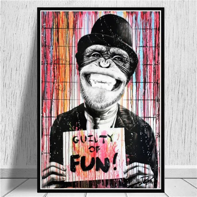 Urban Jungle — Pop Art Canvas Print