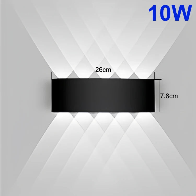 Up & Down LED Wall Light – Modern Waterproof Wall Lamp
