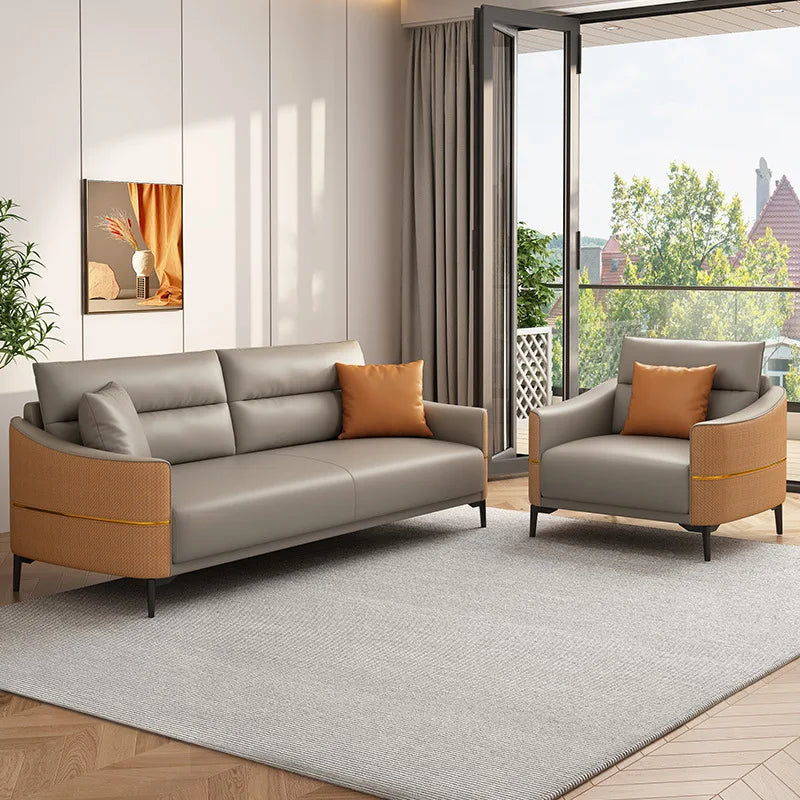 Modern Two-Seat Office Sofa
