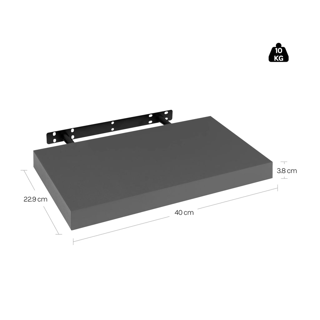 Modern Wall-Mounted Wooden Shelf