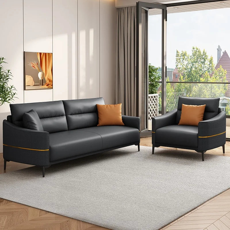 Modern Two-Seat Office Sofa