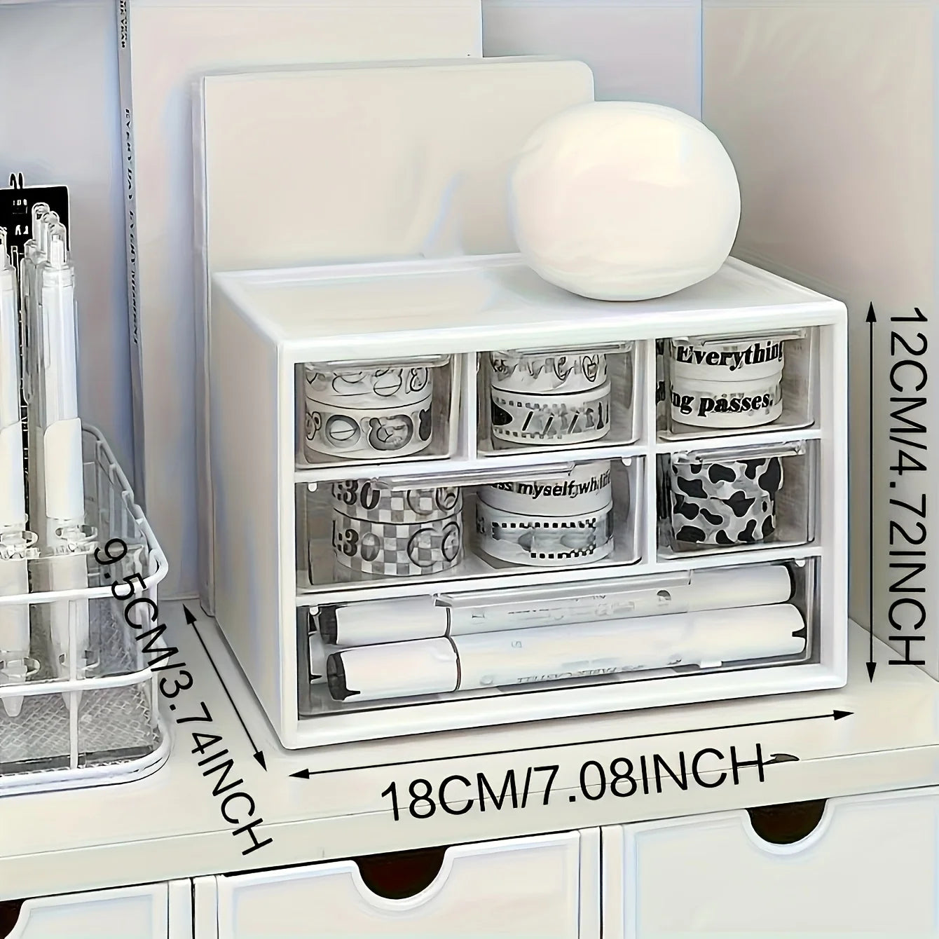 Compact Plastic Storage Cabinet
