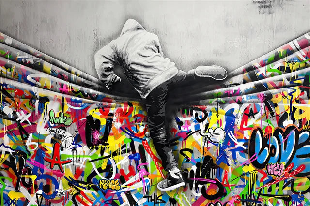 Street Soul — Urban Graffiti Art Print