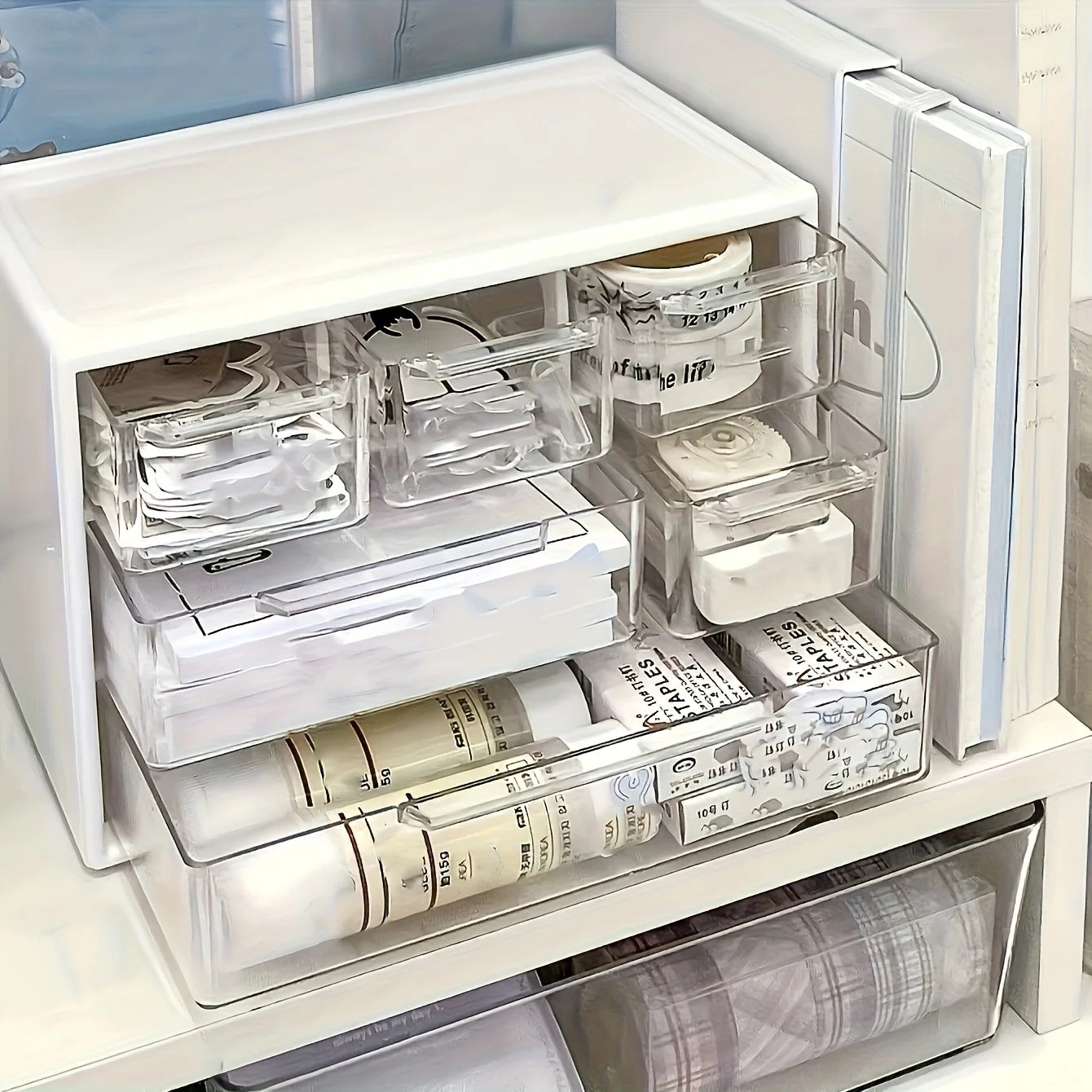 Compact Plastic Storage Cabinet