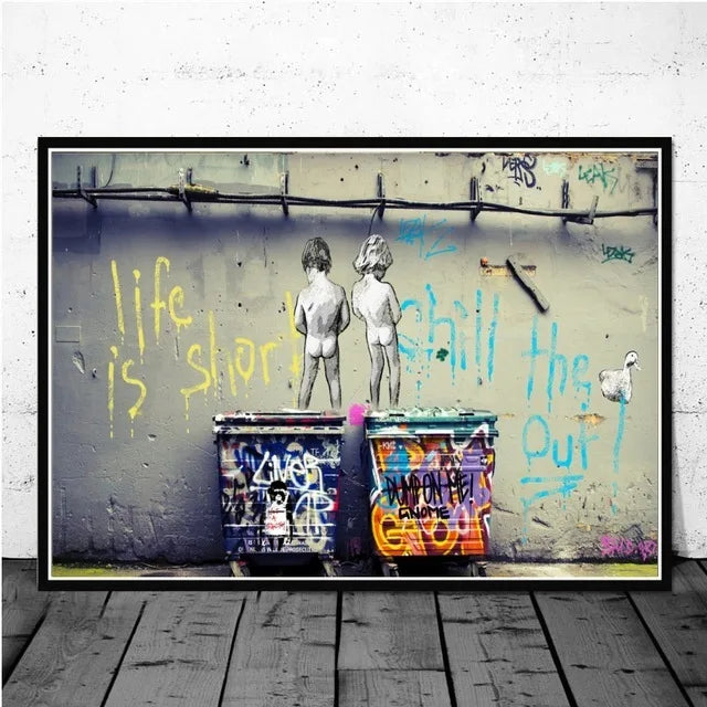 Urban Jungle — Pop Art Canvas Print