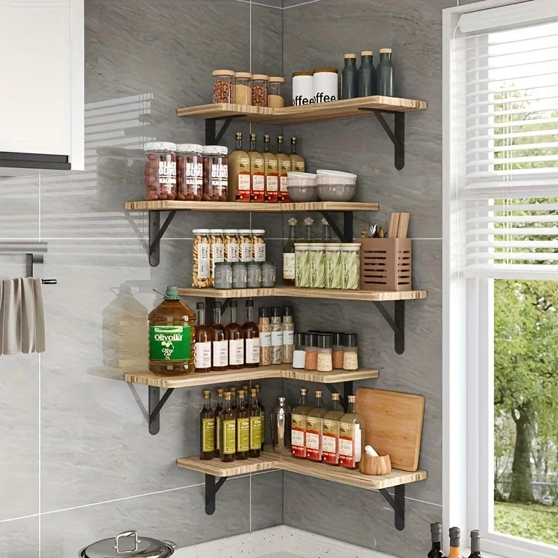 Multi-Purpose Wooden Storage Rack
