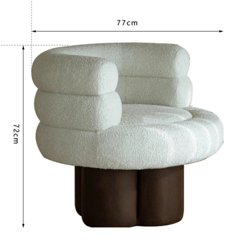 Modern Velvet Accent Chair