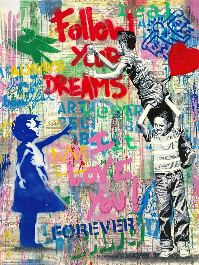 Street Soul — Urban Graffiti Art Print