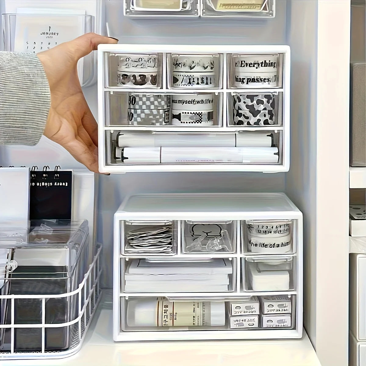 Compact Plastic Storage Cabinet