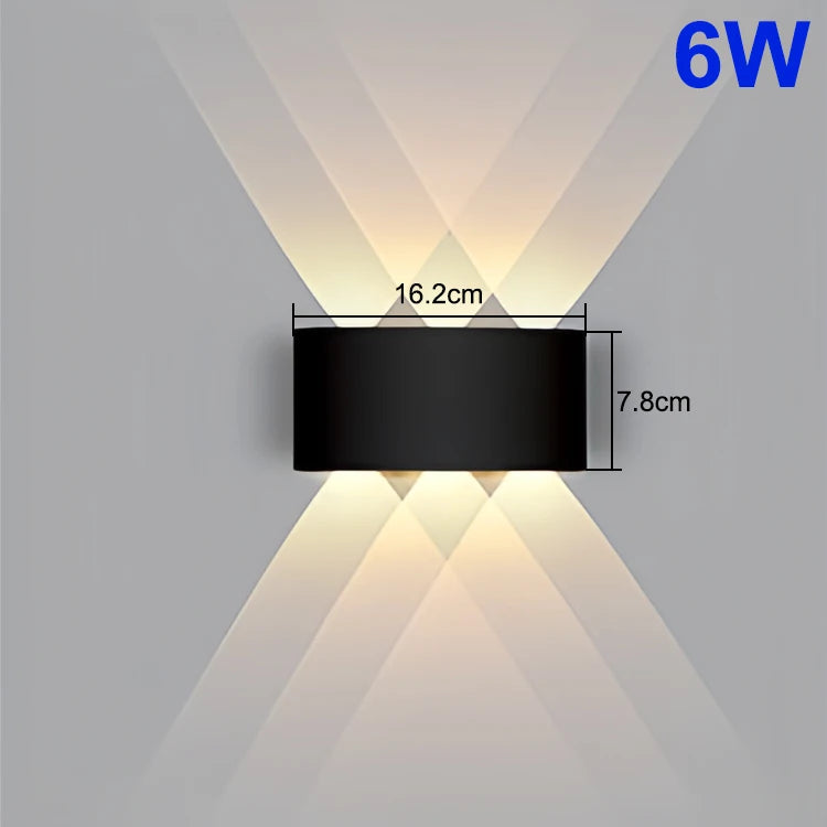 Up & Down LED Wall Light – Modern Waterproof Wall Lamp
