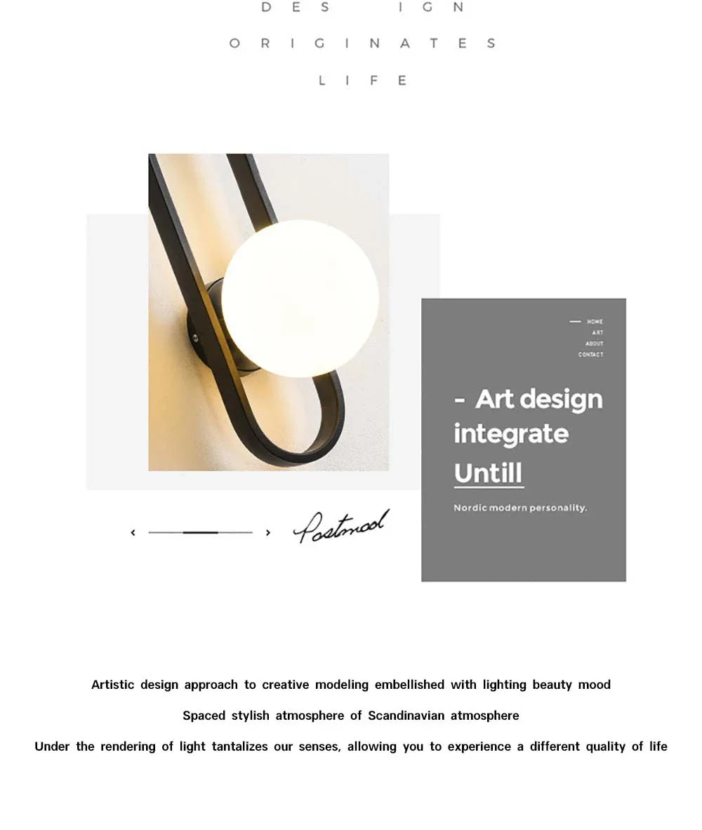 Luxury LED Wall Sconce – Modern Up & Down Decorative Wall Light